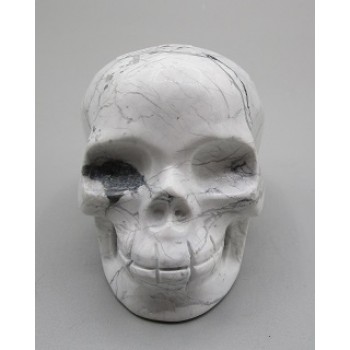Extra Large Carving - Skull ( about 2 inches in Height) - Howlite